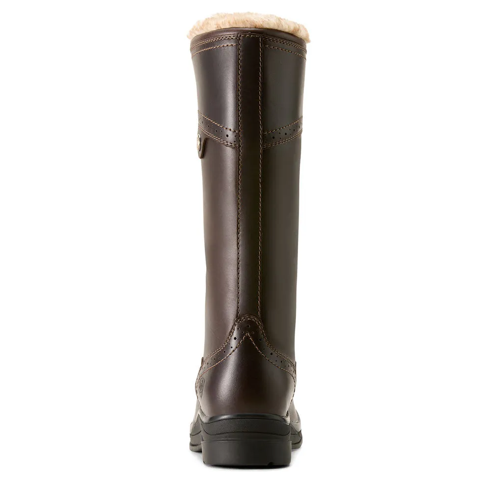 Ariat Womens Wythburn II Waterproof Sherpa Boot - Dark Mocha