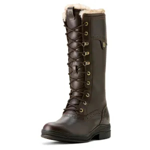 Ariat Womens Wythburn II Waterproof Sherpa Boot - Dark Mocha