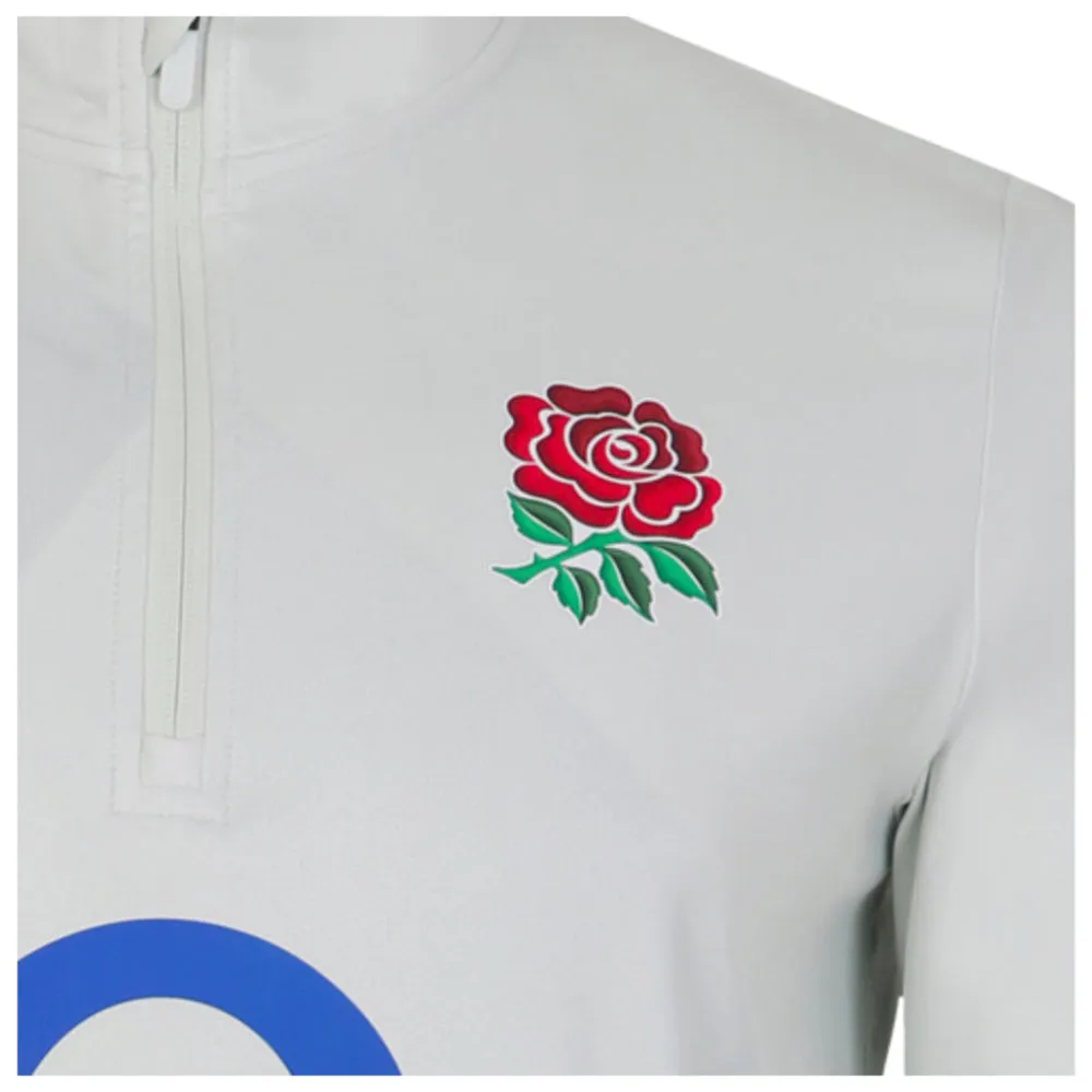 2023-2024 England Rugby Warm Up Mid Layer Top (White)