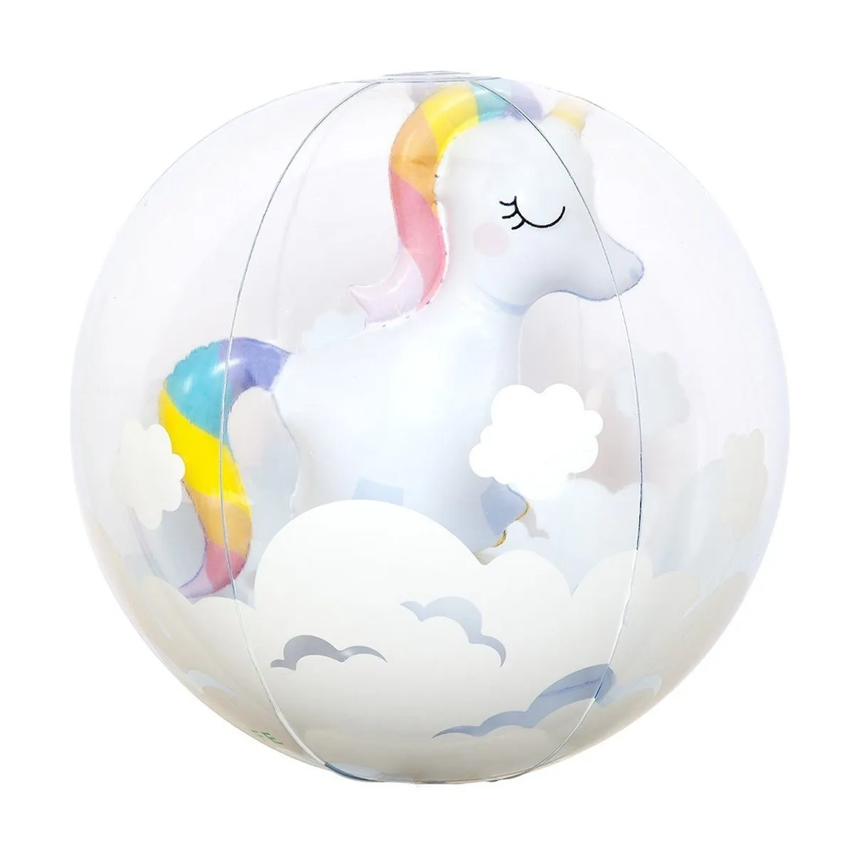 3D Inf Beach Ball- Unicorn