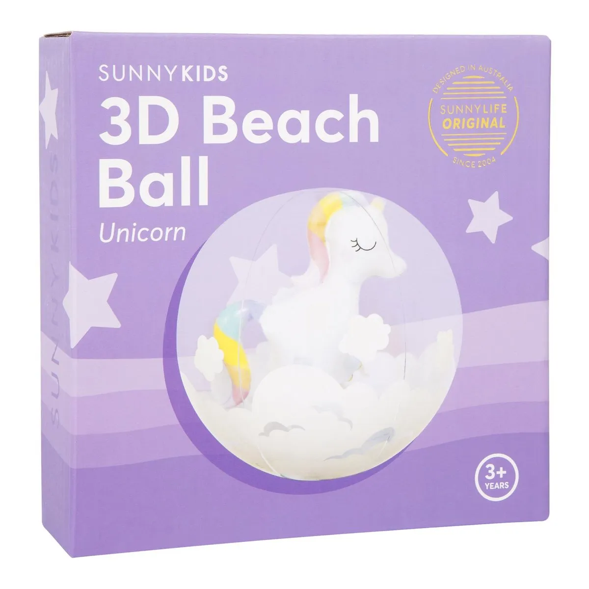 3D Inf Beach Ball- Unicorn