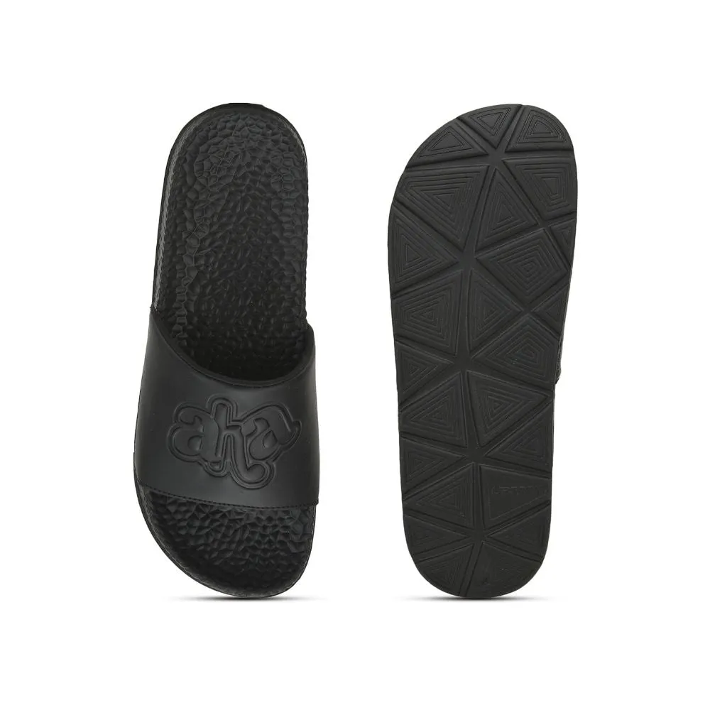 A-HA (Black) Flip-flops For Men BEACHPOOL By Liberty