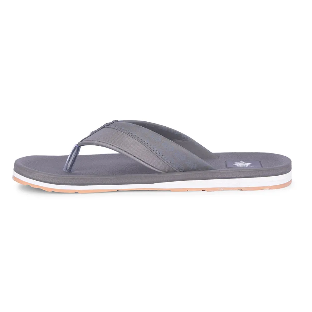 A-HA Casual Grey Flip Flops For Men ANCO-03 By Liberty