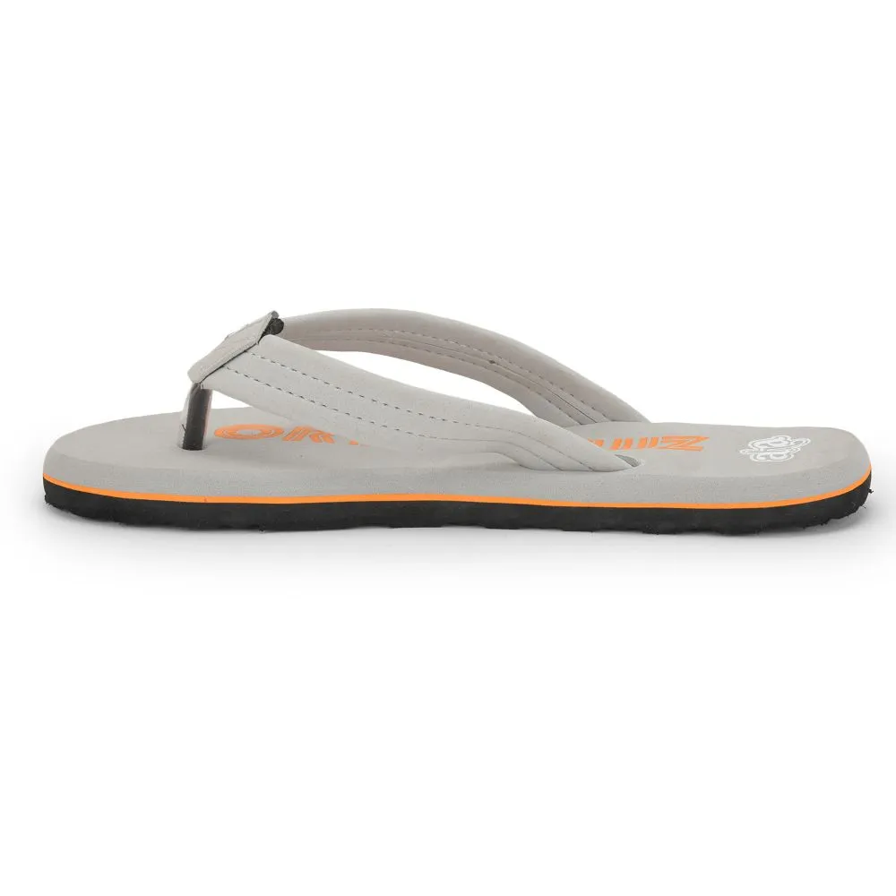 A-HA Casual Light Grey Flip Flop For Men ORTHO-1 By Liberty