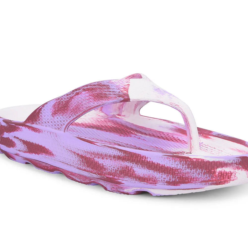 A-HA Casual Off White Flip Flops For Women COMFYWALK6 By Liberty