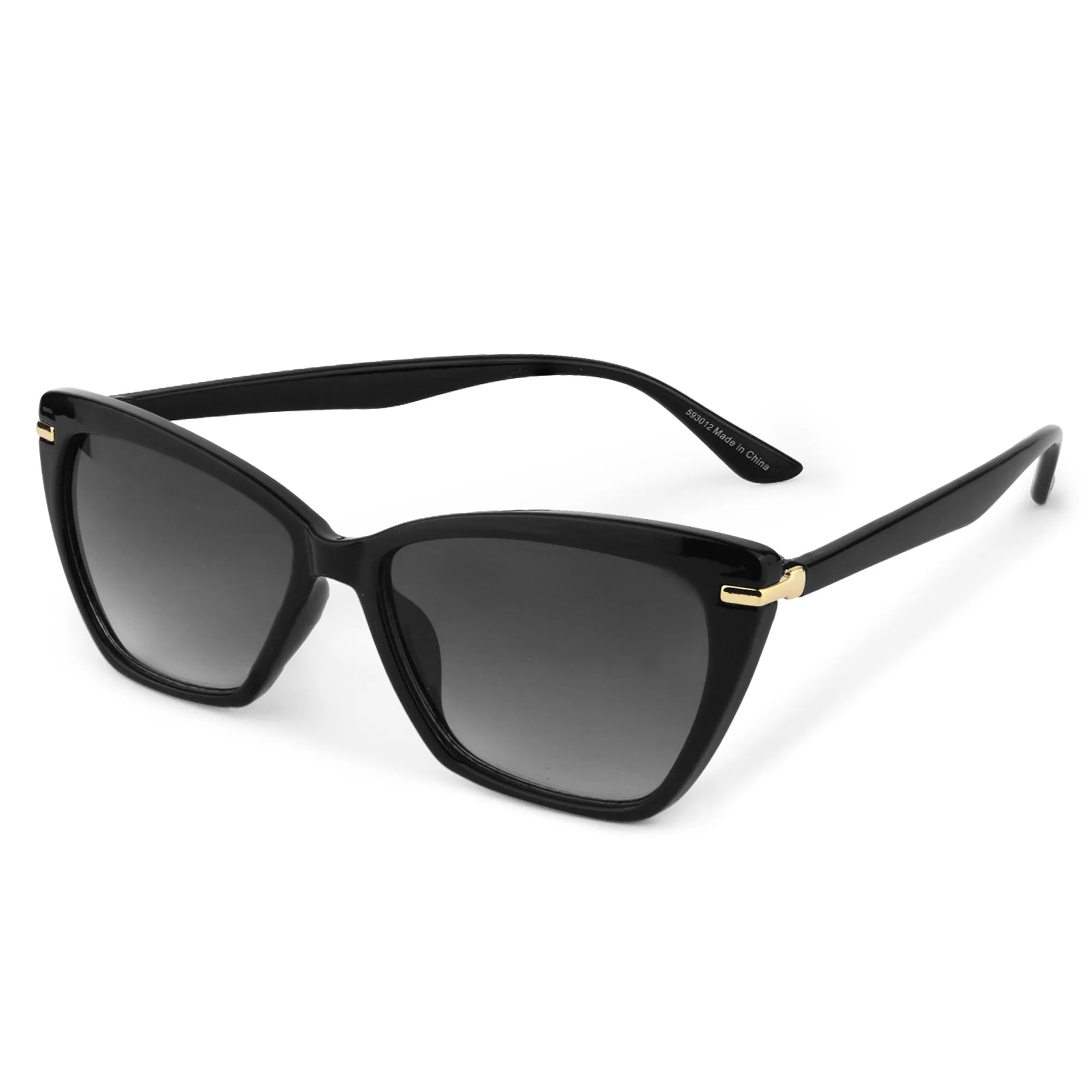 Accessorize London Women's Straight Arm Cateye Sunglasses