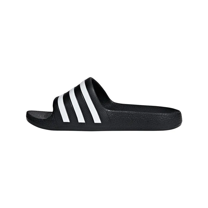 adidas Adilette Aqua Sliders - Youth - Black/White/Black