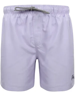 Algol Classic Swim Shorts In Lanquid Lavender - Tokyo Laundry