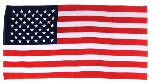 American Flag Beach Towel 30 X 60