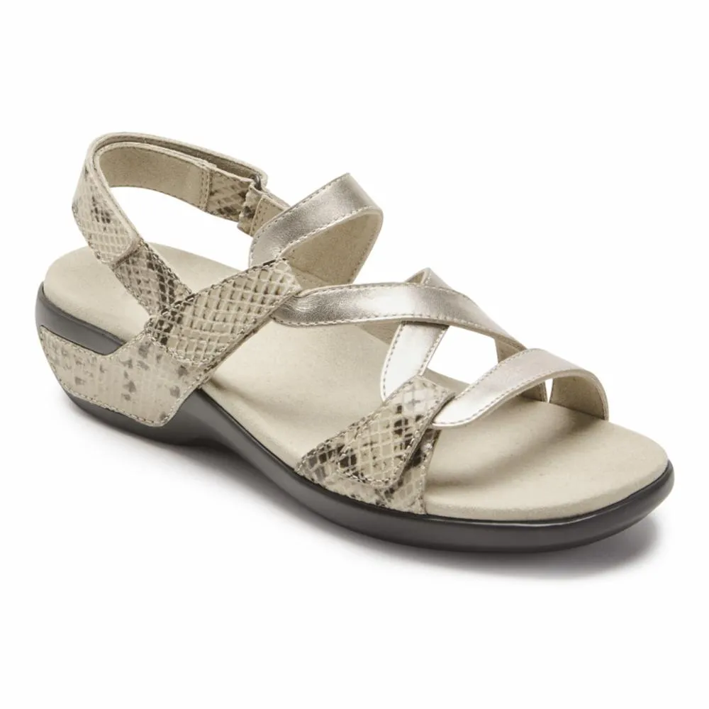 Aravon POWER COMFORT SANDALS STRAP SANDAL PLATINUM