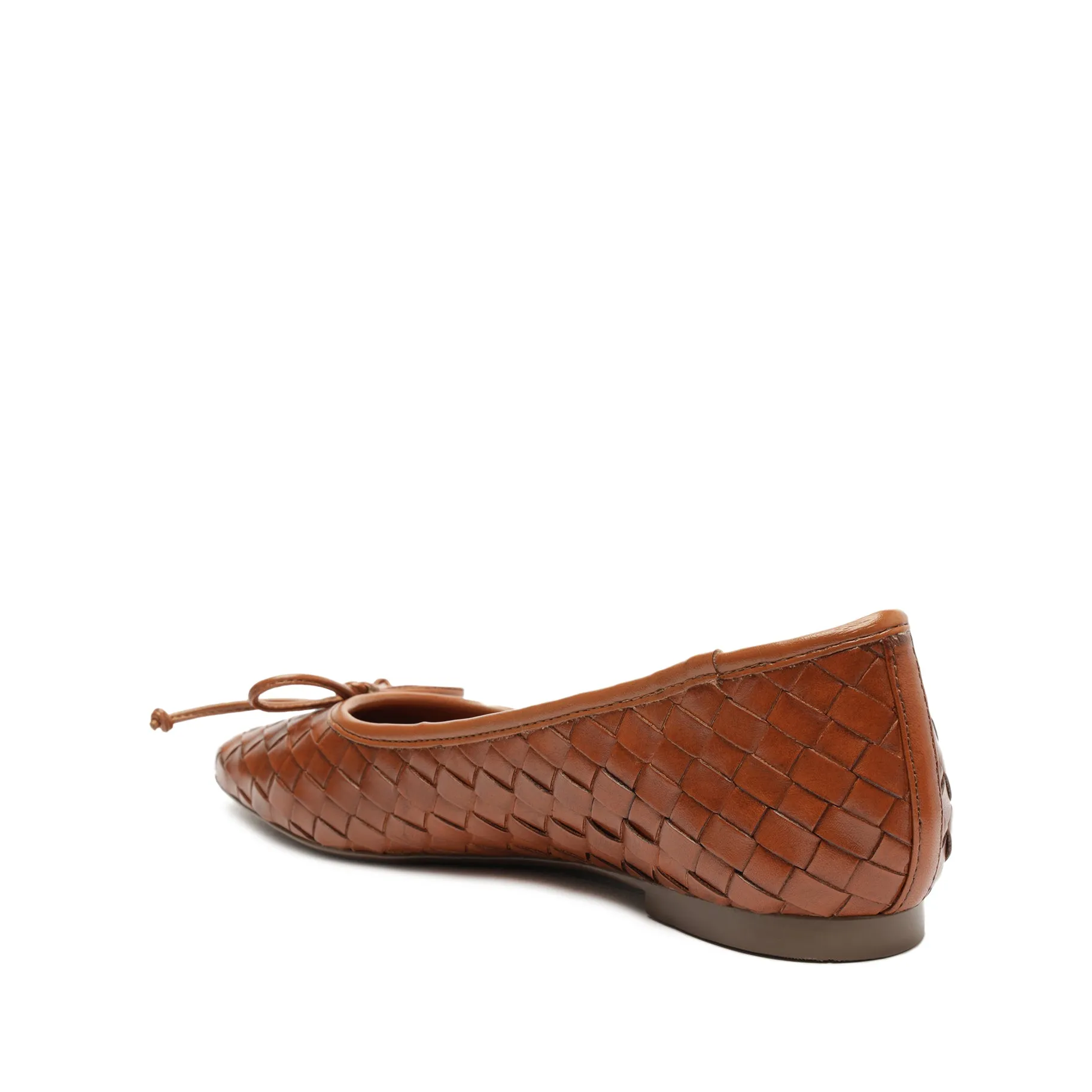 Arissa Woven Leather Flat