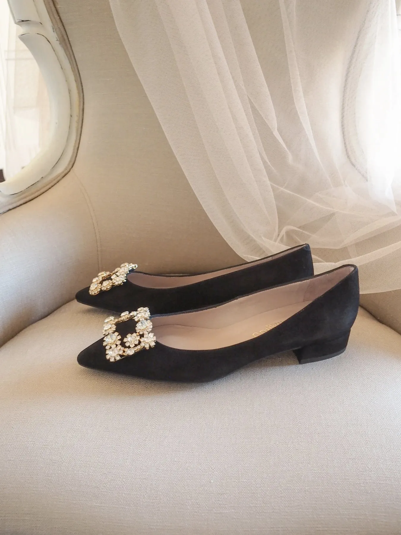 Audrey flats black