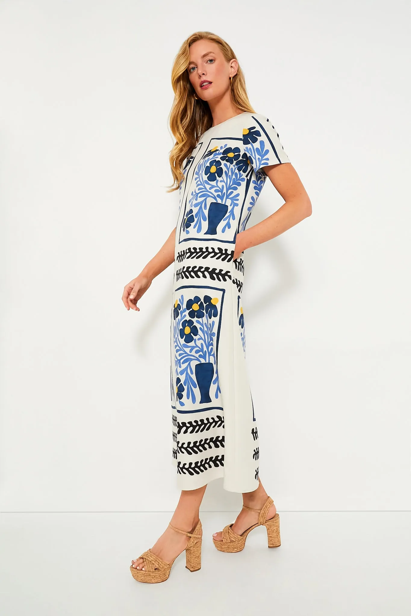 Azure Vases James Dress