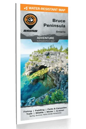 Backroad Mapbooks Bruce Peninsula Tear-Resistant Topographic Map