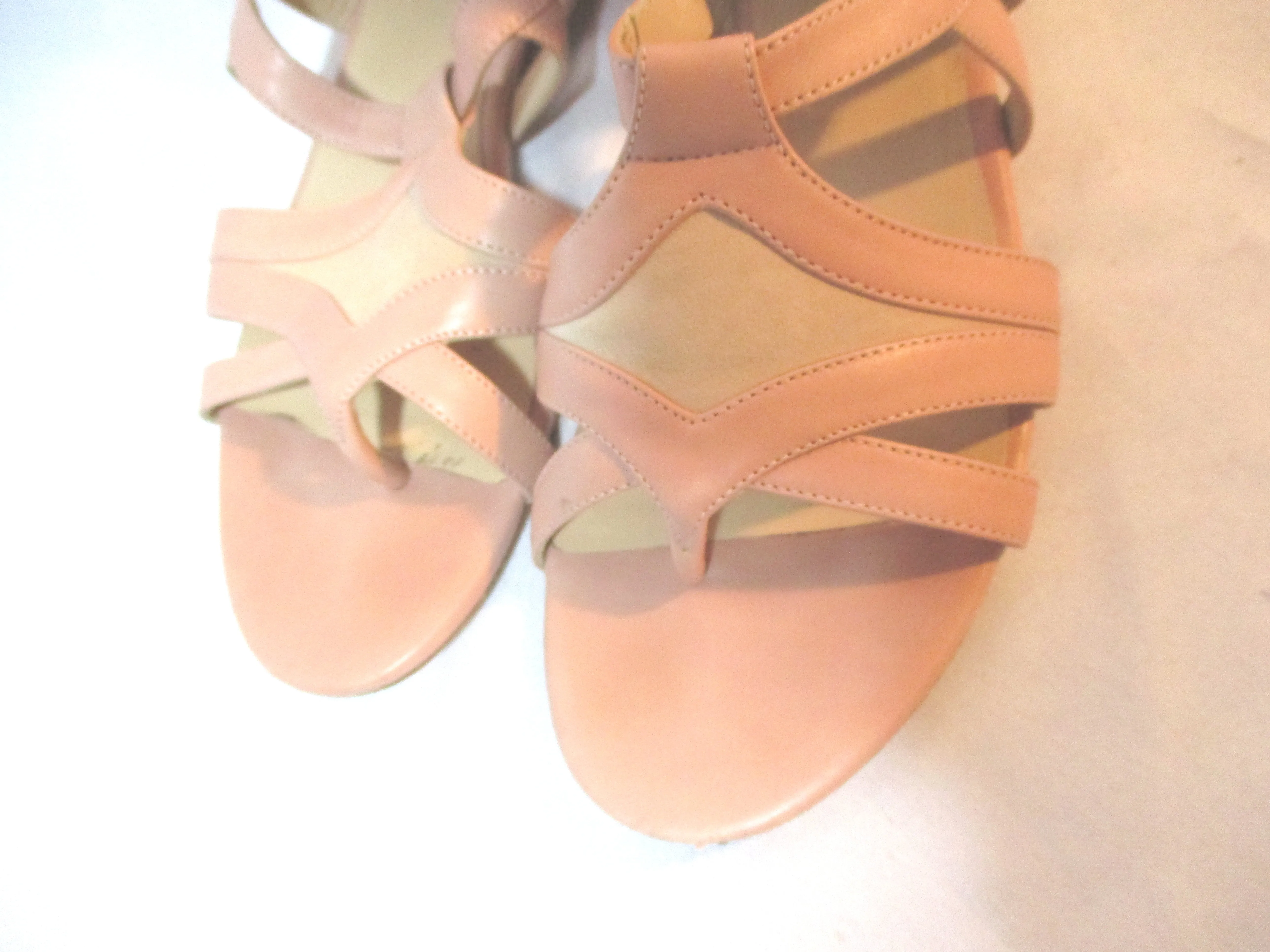 BALENCIAGA LEATHER GLADIATOR ARENA Sandal Shoe PINK BLUSH 36.5