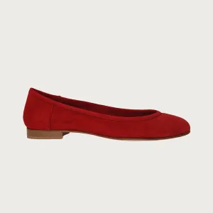 BAMBOLINA RED SUEDE