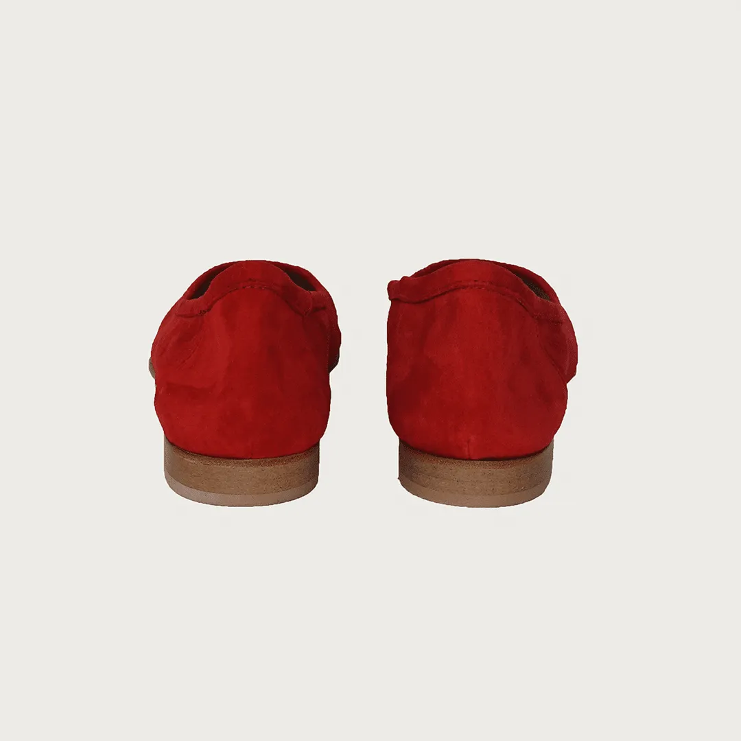 BAMBOLINA RED SUEDE