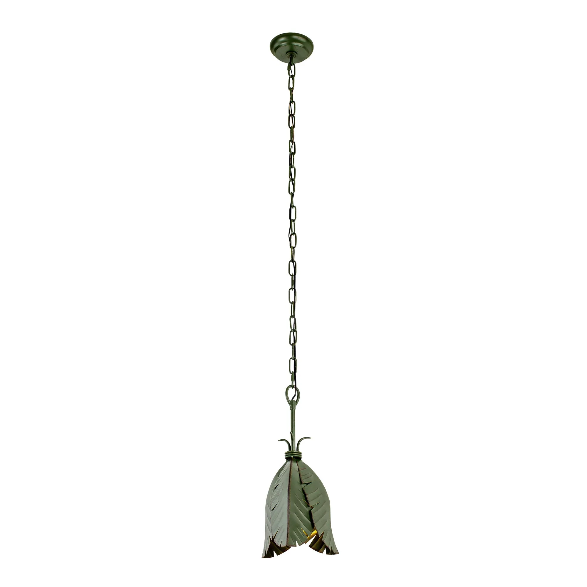 Banana Leaf 901M01 1-Light Mini Pendant - Banana Leaf