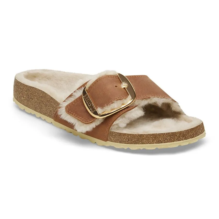 Birkenstock Madrid Big Buckle Shearling Women's Sandals