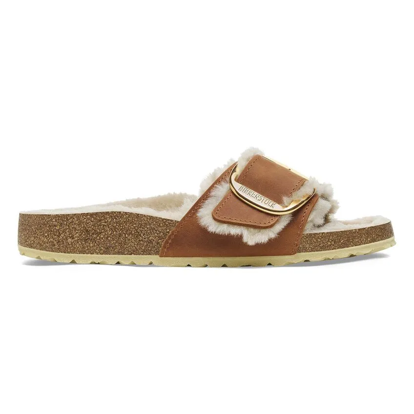 Birkenstock Madrid Big Buckle Shearling Women's Sandals