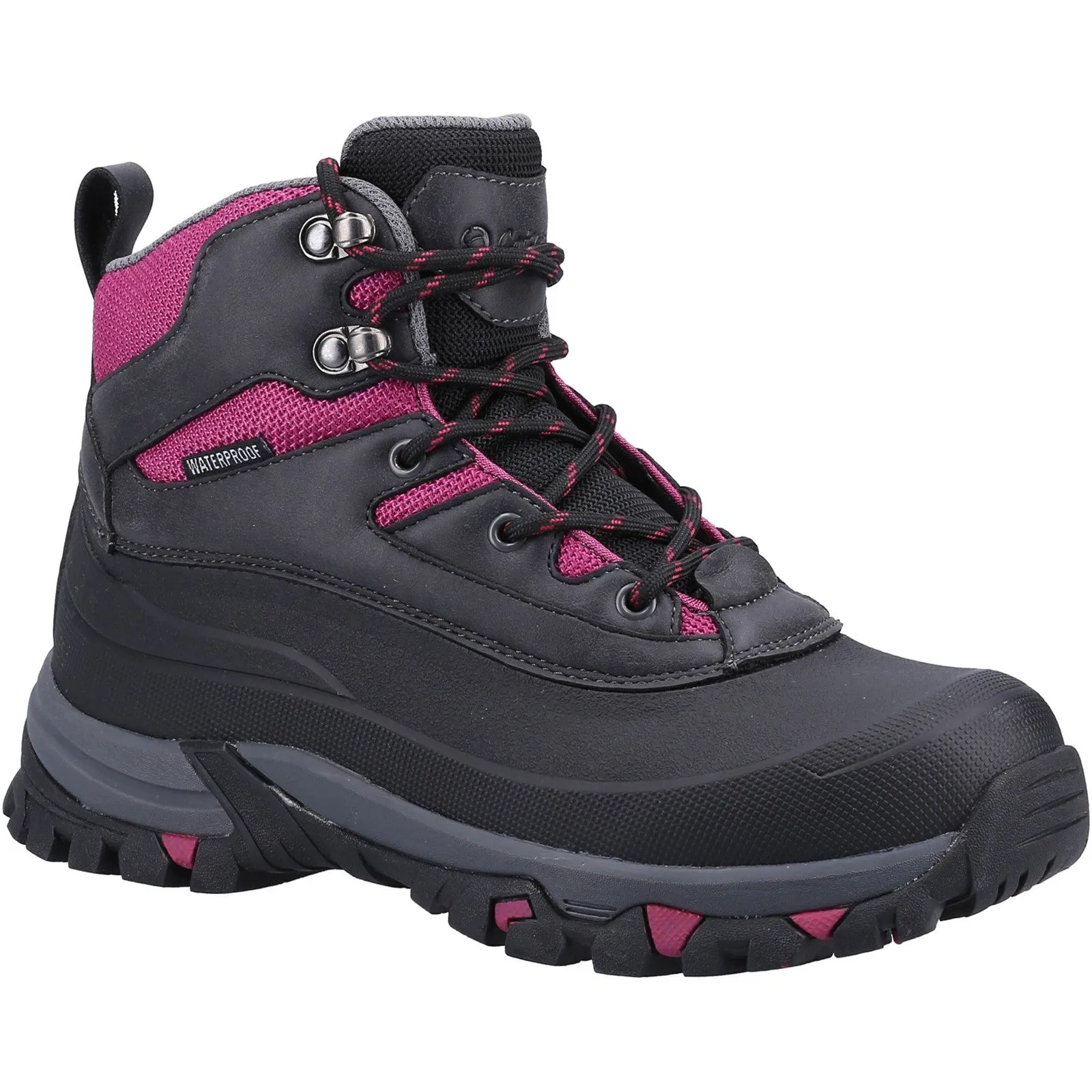 Calmsden Hiking Boots Grey/Berry