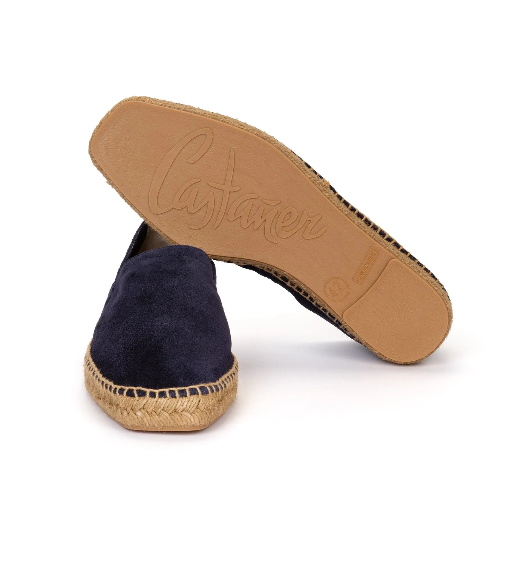 Castañer Pablo Suede Espadrille: Navy