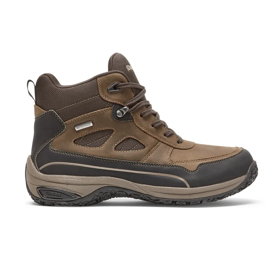 Cloud Plus Mid II Waterproof Boot 4E Width in Brown