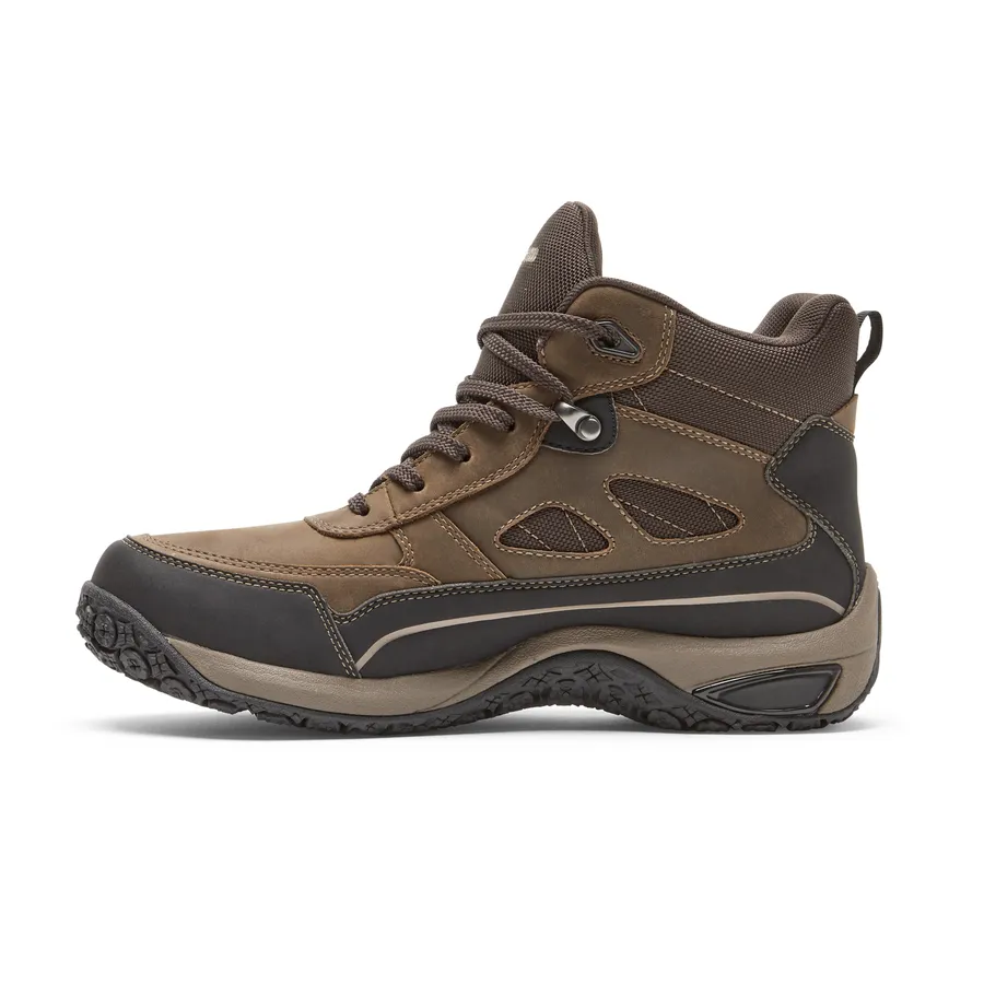 Cloud Plus Mid II Waterproof Boot 4E Width in Brown