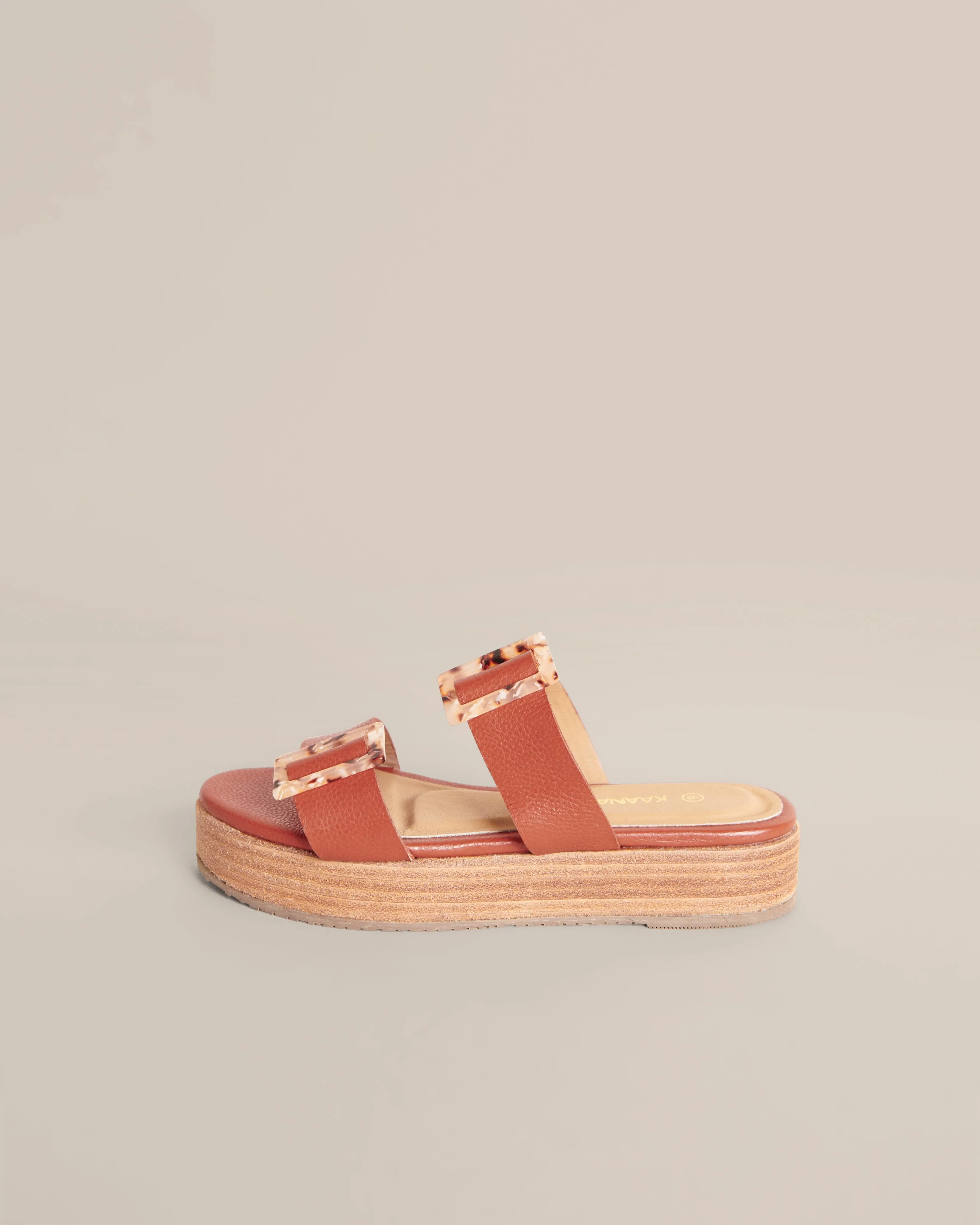 Gozo Two-Band Buckle Flatform