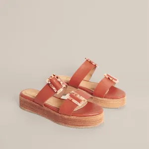 Gozo Two-Band Buckle Flatform