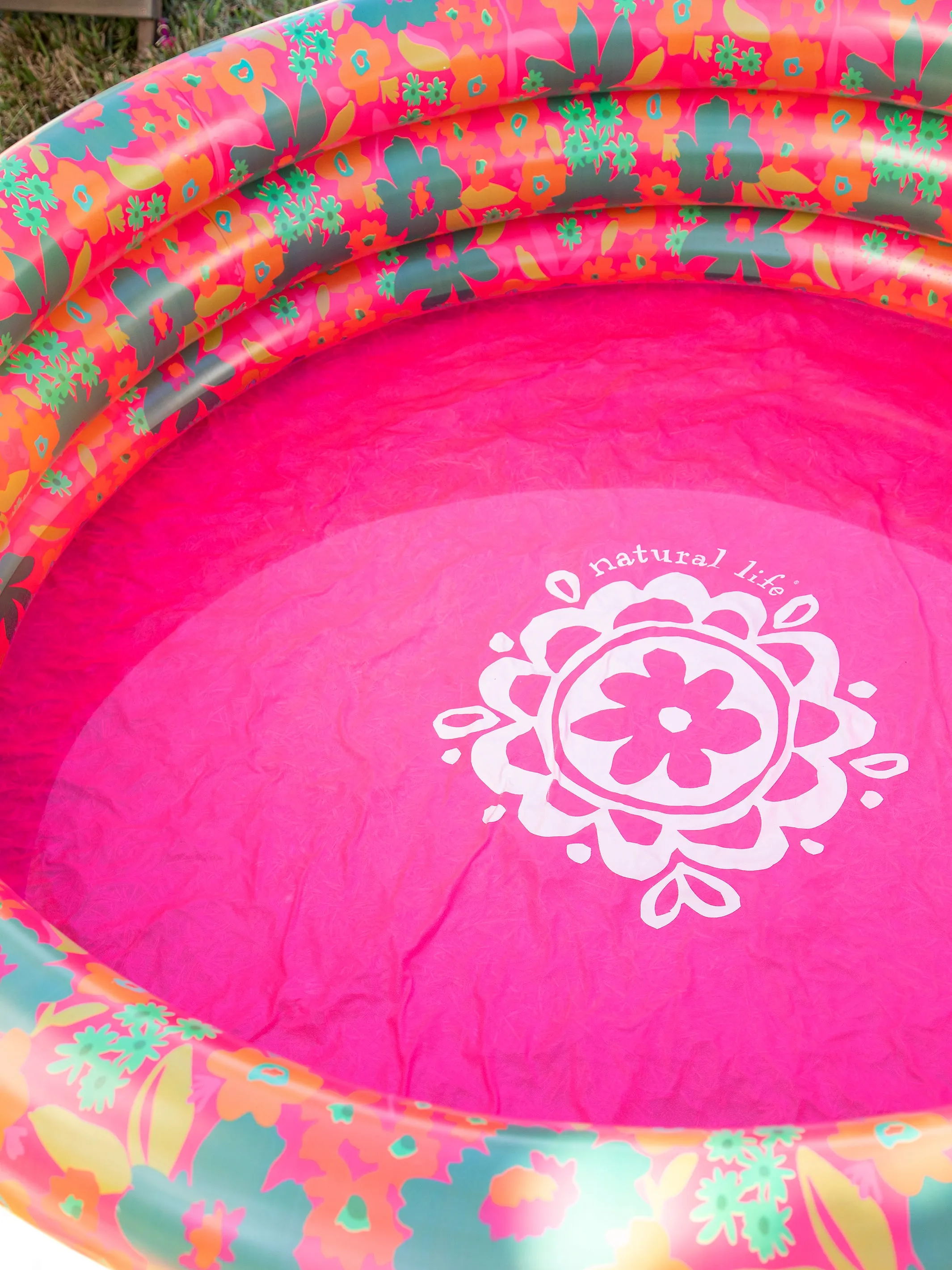 Inflatable Pool - Hot Pink Floral