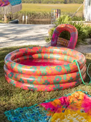 Inflatable Pool - Hot Pink Floral