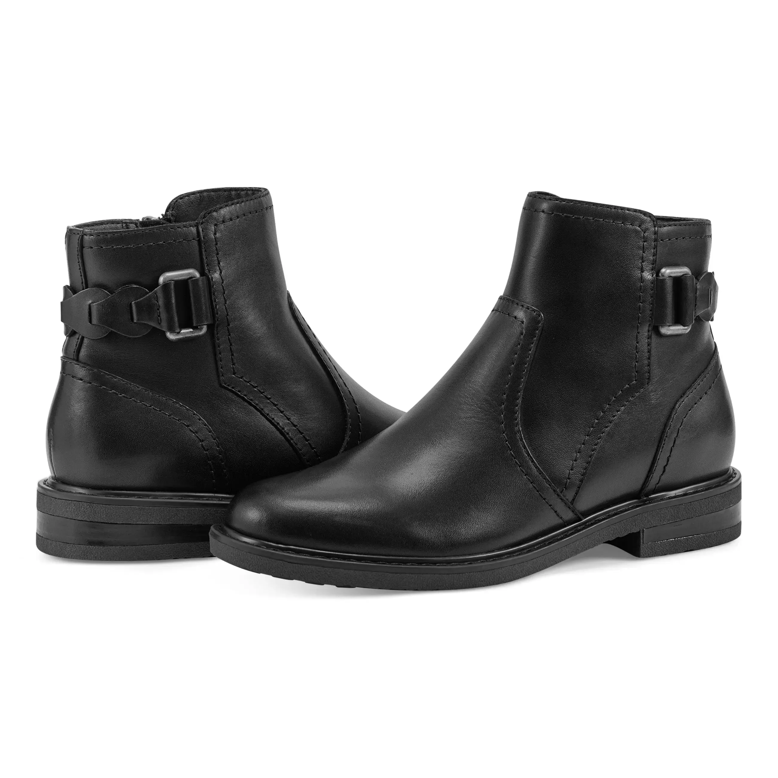 Jenna Round Toe Casual Booties