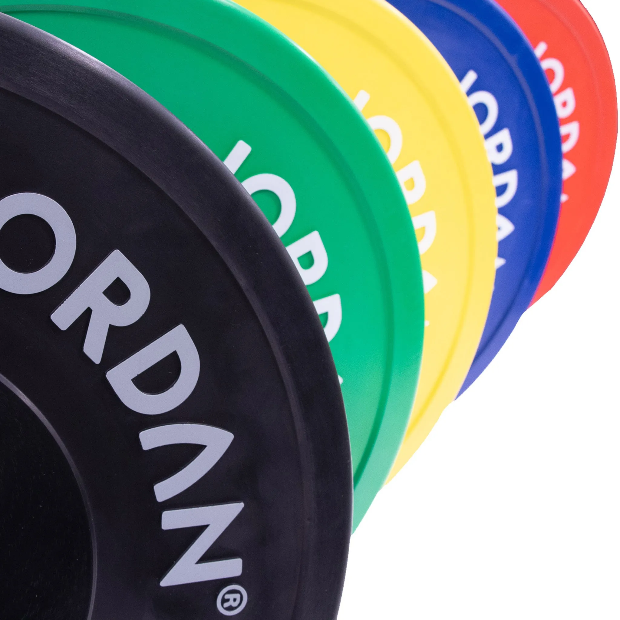 JORDAN HG Coloured Rubber Bumper Weight Plates