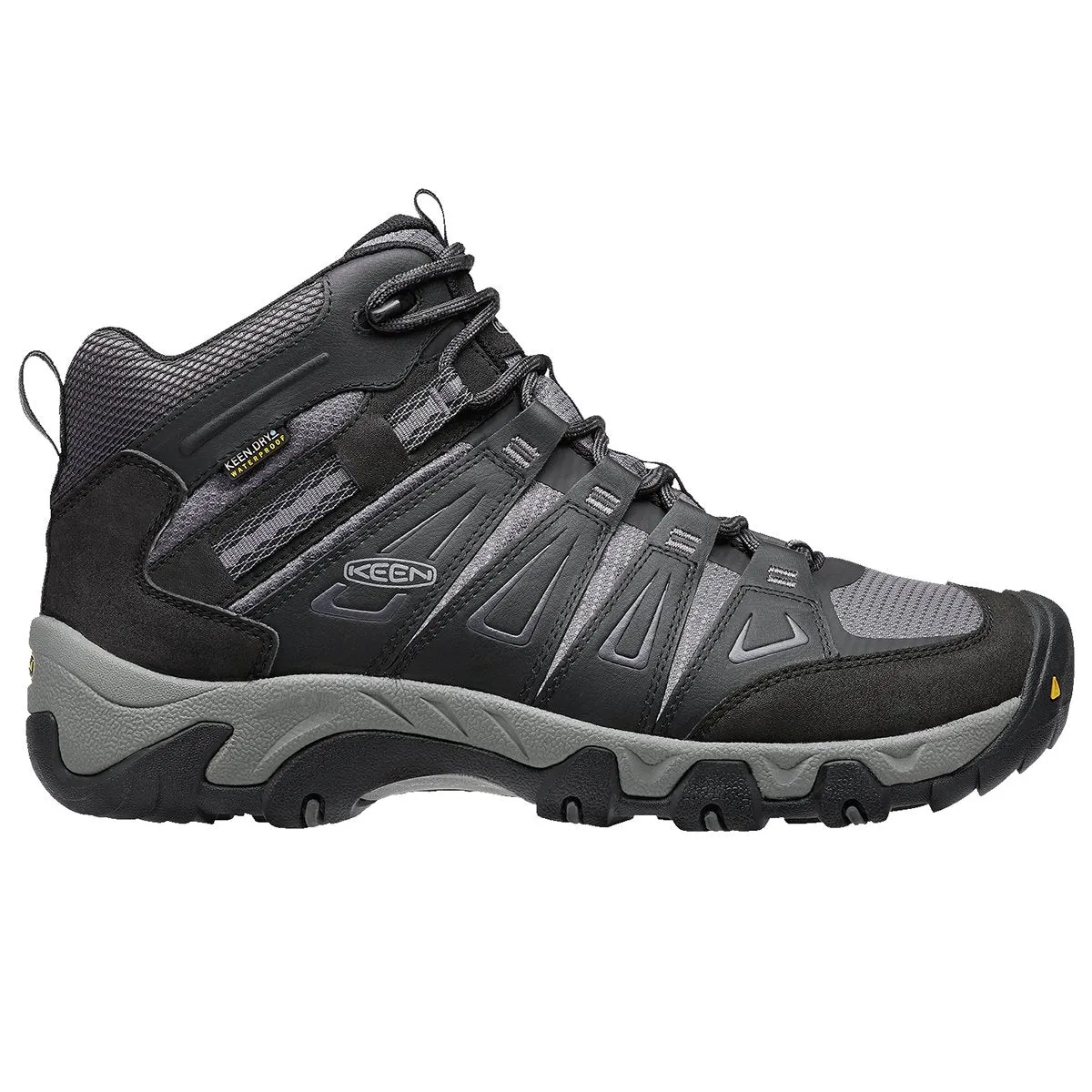 Keen Mens Oakridge Mid-Cut Waterproof Hiking Boots