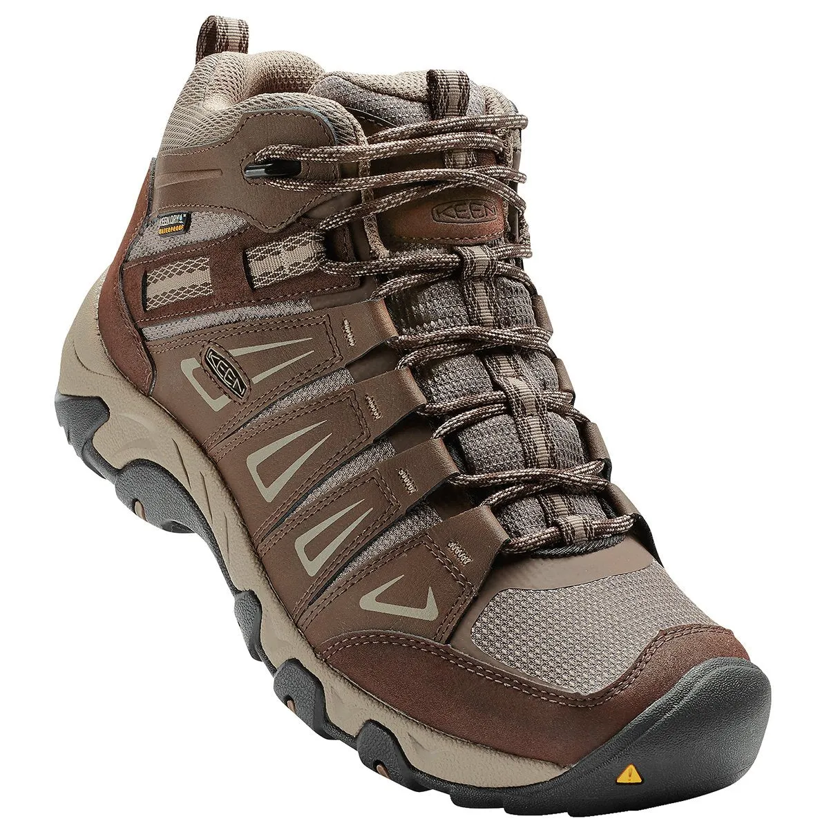 Keen Mens Oakridge Mid-Cut Waterproof Hiking Boots