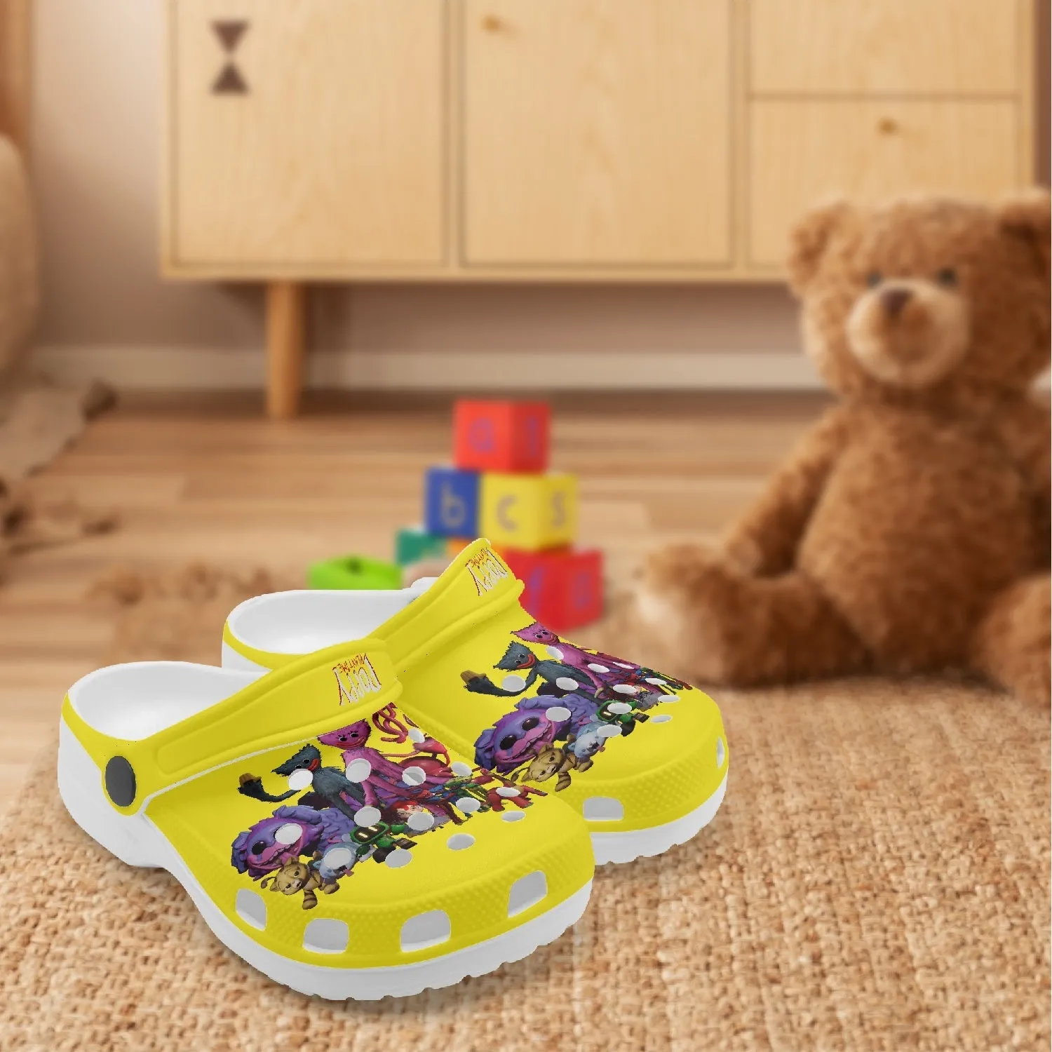 Kids Huggy Wuggy Clogs Sandals