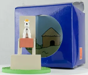 King Snowy - Tintin in the Congo: Coffret/Box Scene Moulinsart Figurine 9cm Model