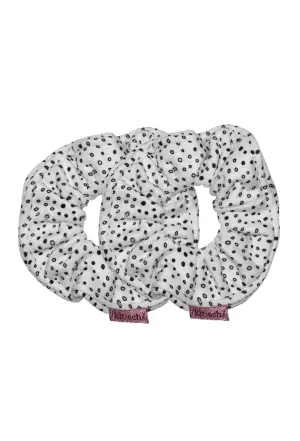 Kitsch Microfiber Towel Scrunchies in Micro Dot