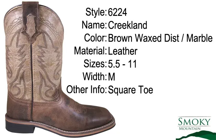 LADIES CREEKLAND SMOKY MOUNTAIN BOOTS 6224