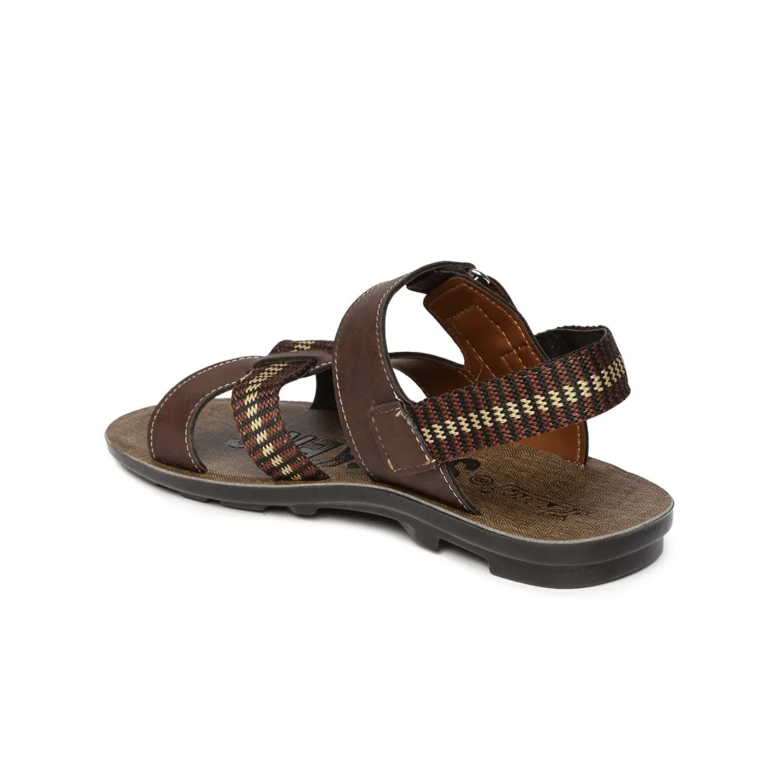 Men's Brown Slickers Sandals