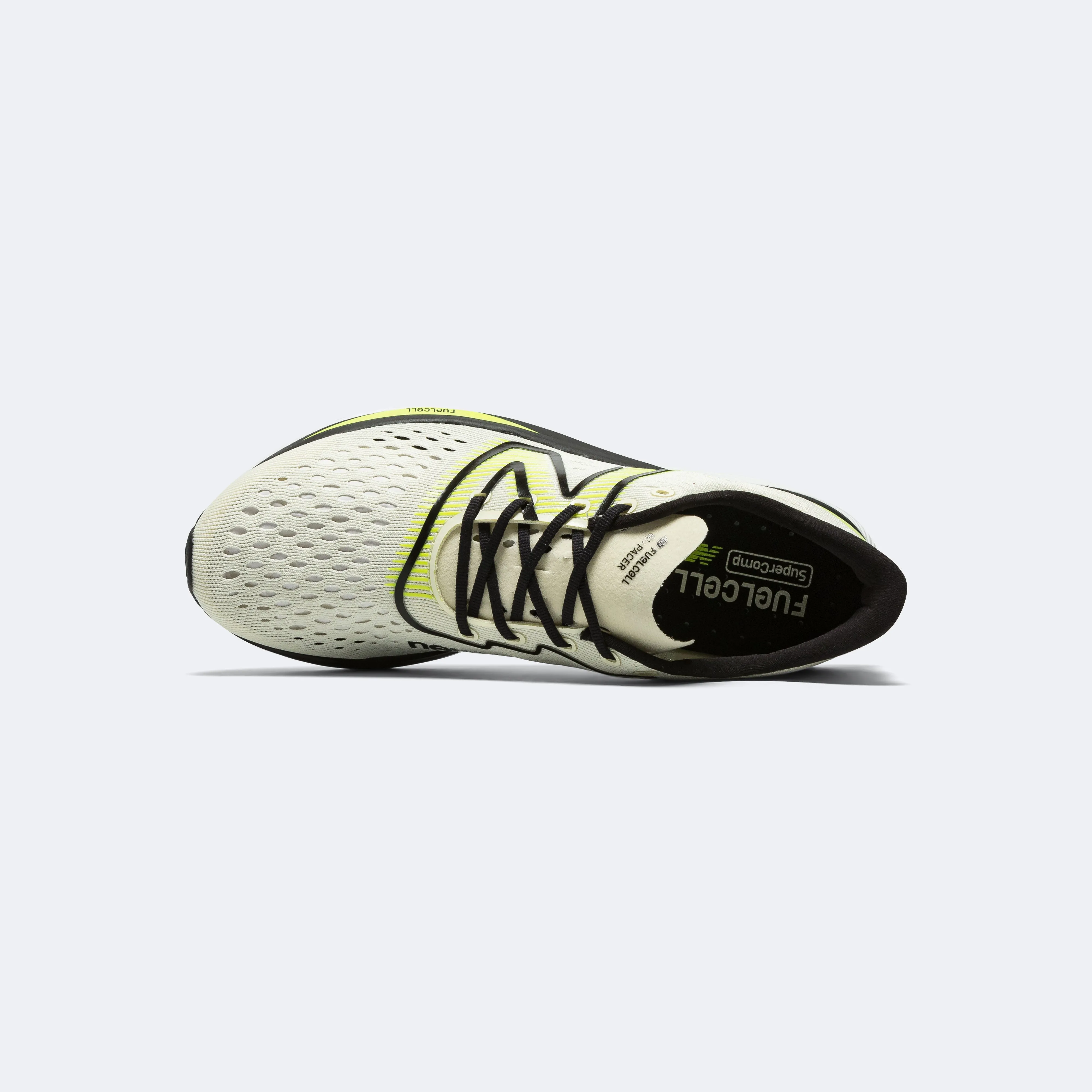 Mens FuelCell SuperComp Pacer - Cream/Yellow