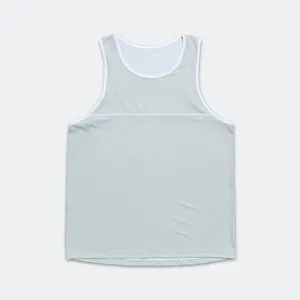 Mens Race Singlet - Light Moss