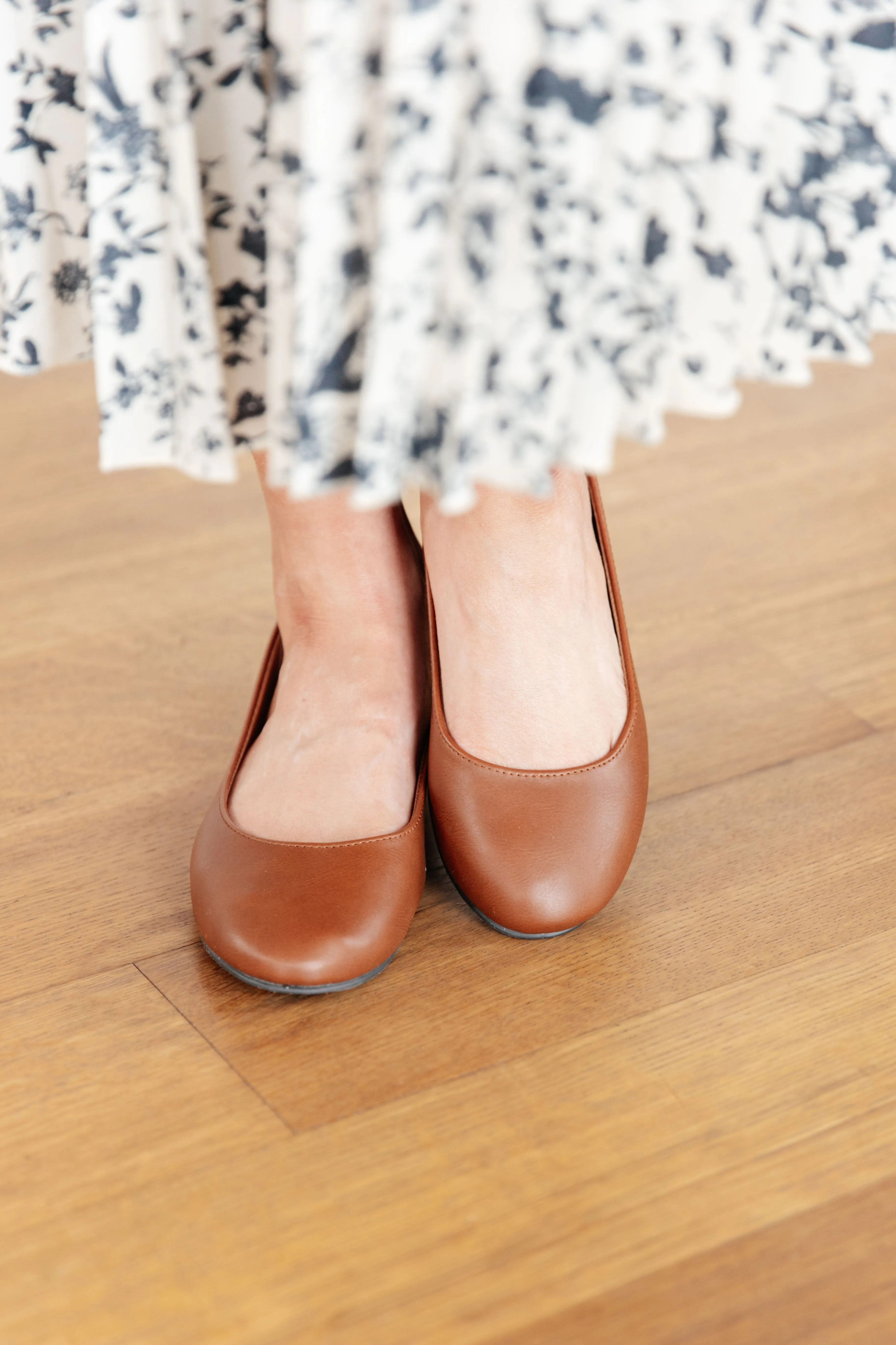 On Your Toes Ballet Flats in Camel - 2/2