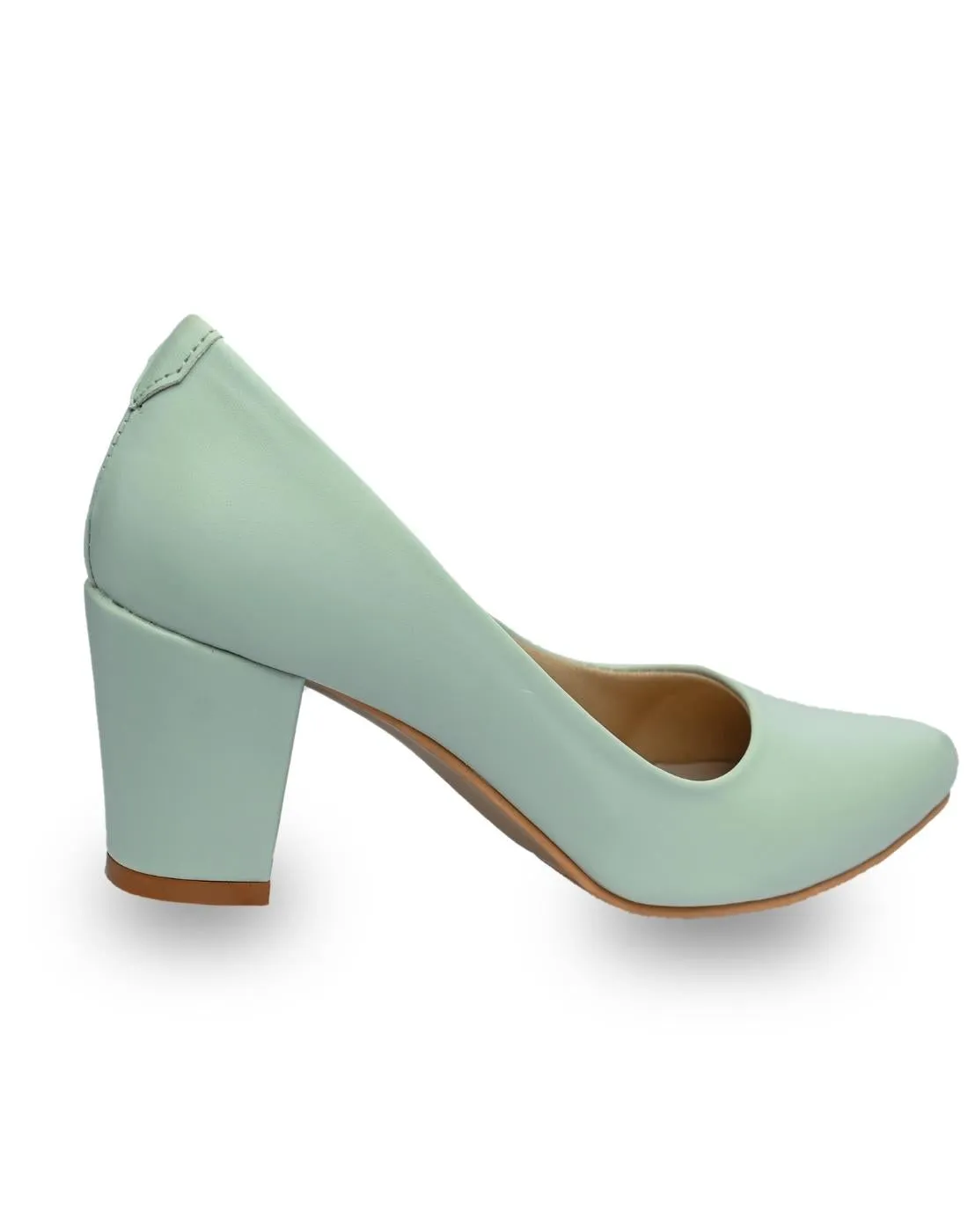 Pastel Blue Classic Pumps for Women