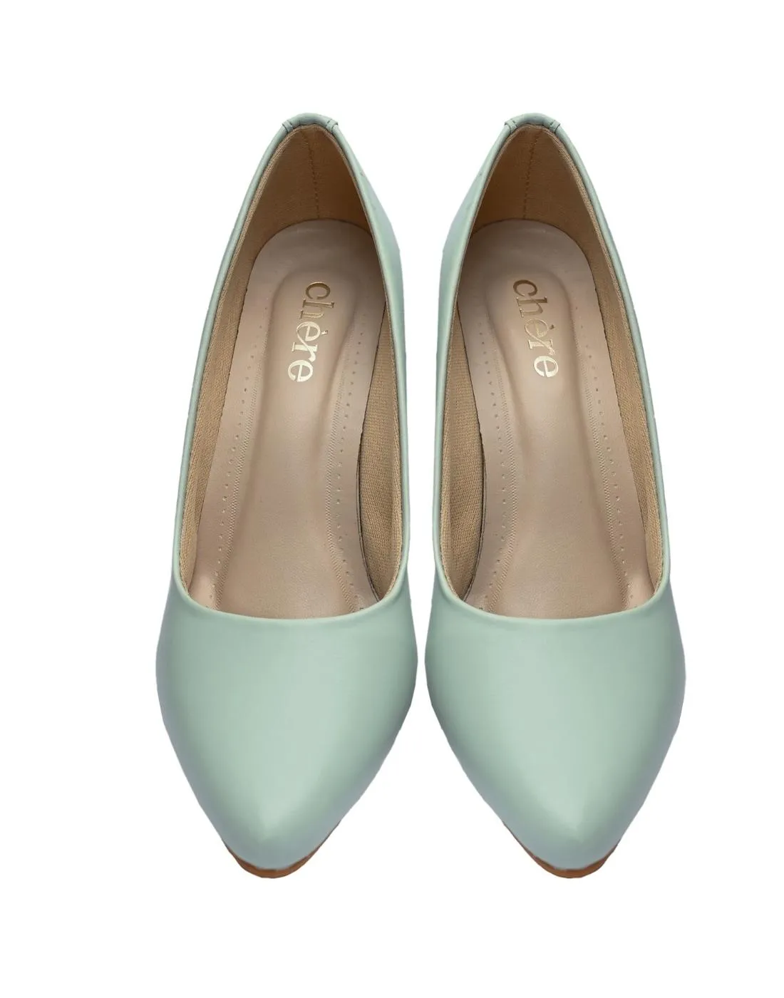 Pastel Blue Classic Pumps for Women