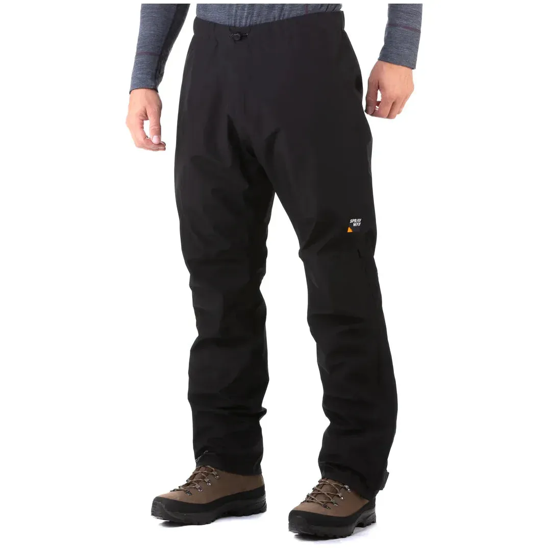 Sprayway Men's Mountain Rainpant GTX Trouser - Black