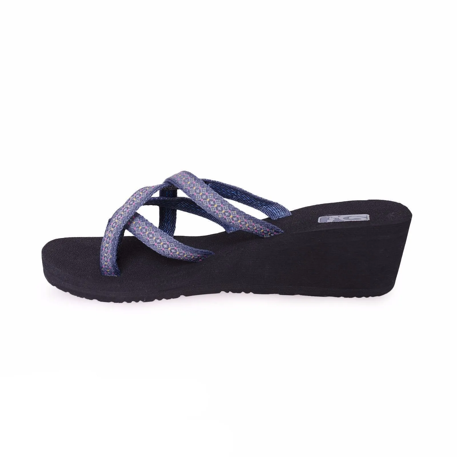 Teva Mush Mandalyn Wedge Ola 2 Rumi Purple Slides