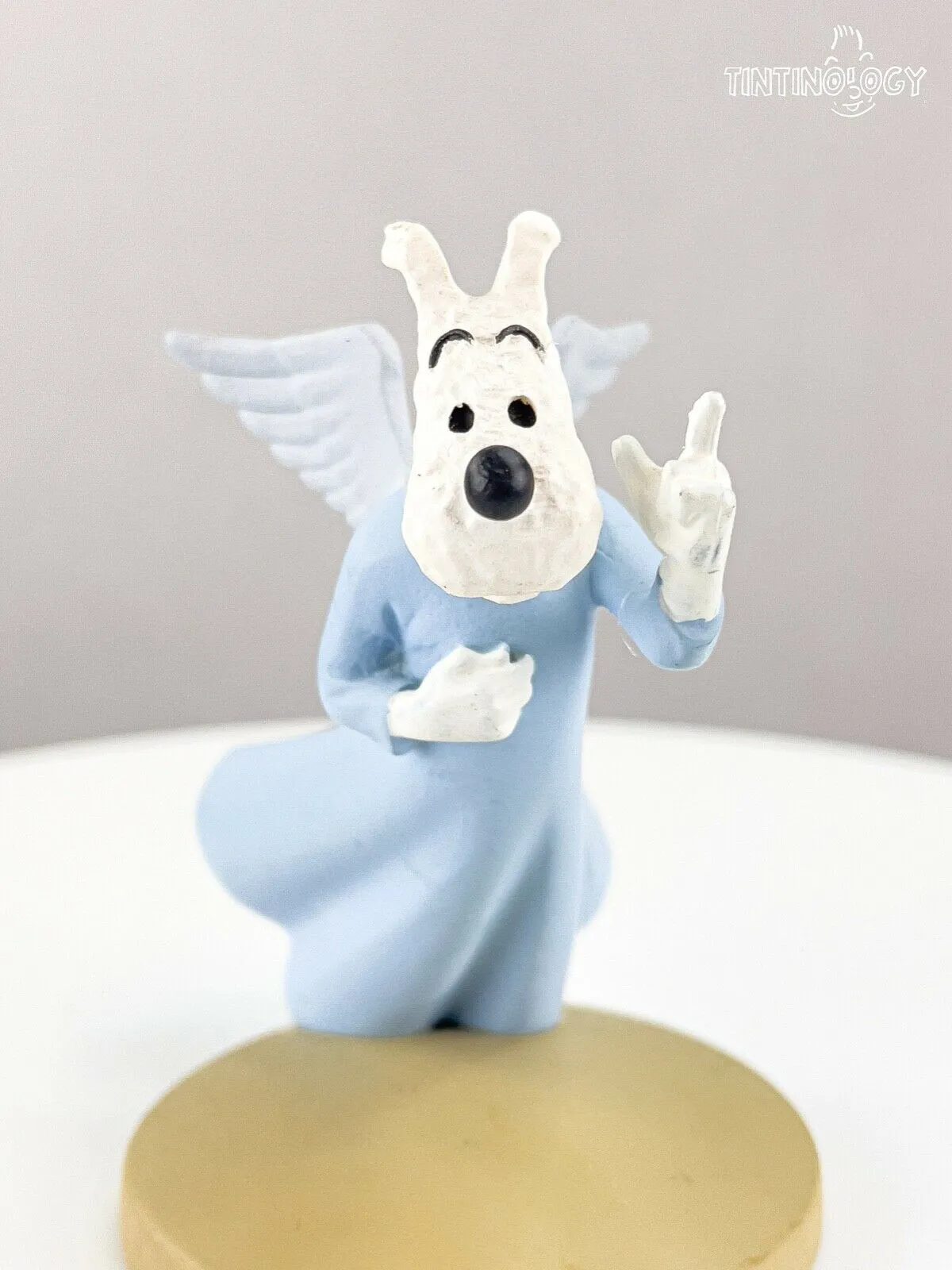 Tintin Figurine Officielle # 40 Angel Snowy - Tibet Herge model Moulinsart