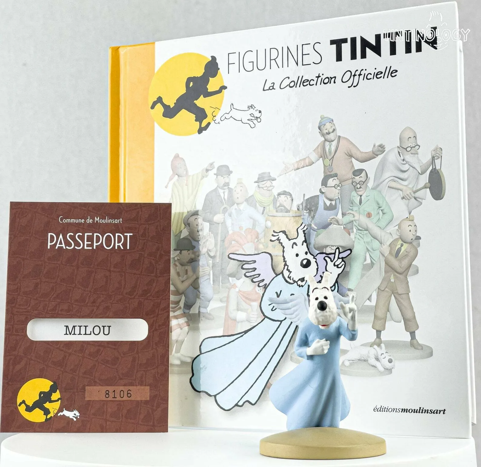 Tintin Figurine Officielle # 40 Angel Snowy - Tibet Herge model Moulinsart